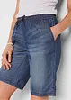 Bermuda in denim leggero di misto lino, bonprix