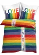 Biancheria da letto Pride con scritta, bonprix