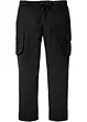 Pantaloni cargo regular fit in puro cotone, straight, bonprix