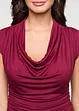 Maglia con scollo a cascata, bonprix