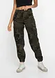 Pantaloni cargo camouflage, bonprix