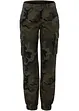 Pantaloni cargo camouflage, bonprix