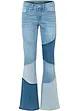 Jeans a zampa, vita media, bonprix