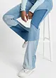 Jeans a zampa, vita media, bonprix