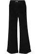 Pantaloni larghi in velluto a coste elasticizzato, vita alta, bonprix