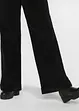 Pantaloni larghi in velluto a coste elasticizzato, vita alta, bonprix