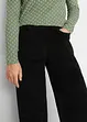 Pantaloni larghi in velluto a coste elasticizzato, vita alta, bonprix