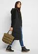 Gilet trapuntato double face in poliestere riciclato con cappuccio, bonprix