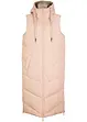 Gilet trapuntato double face in poliestere riciclato con cappuccio, bonprix