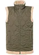 Gilet trapuntato double-face con pelliccia sintetica, bonprix