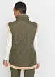 Gilet trapuntato double-face con pelliccia sintetica, bonprix