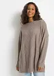 Maglione oversize con trecce, bonprix