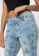 Jeans boyfriend stampati, RAINBOW