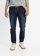 Jeans in felpa con elastico in vita regular fit, tapered, bonprix