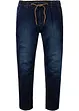 Jeans in felpa con elastico in vita regular fit, tapered, bonprix