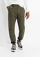 Pantaloni termici elasticizzati regular fit con tasche cargo, dritti, bpc bonprix collection