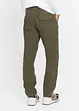 Pantaloni termici elasticizzati regular fit con tasche cargo, dritti, bpc bonprix collection