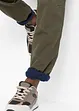 Pantaloni termici elasticizzati regular fit con tasche cargo, dritti, bpc bonprix collection