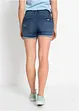 Shorts di jeans effetto sdrucito, bonprix