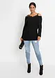Maglione traforato con pizzo, BODYFLIRT