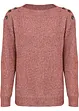 Maglione oversize con bottoni, bonprix