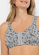 Reggiseno senza ferretto con chiusura anteriore e cotone biologico (pacco da 2), bonprix