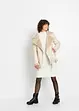 Giacca shearling lunga con pelliccia sintetica, bonprix