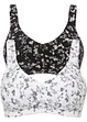 Reggiseno senza ferretto con cotone biologico morbido (pacco da 2), bonprix