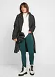 Maglia lunga elasticizzata soffice in cotone con collo alto e spacchi ai lati, bpc bonprix collection