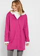 Felpa con zip e pile teddy, bonprix