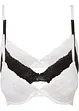 Reggiseno push-up con ferretto (pacco da 3), bonprix