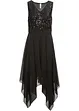 Abito da sera midi in fine chiffon con paillettes, bonprix