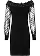 Abito con spalle scoperte e maniche in mesh, BODYFLIRT boutique