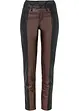 Pantaloni in similpelle color block, RAINBOW