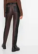 Pantaloni in similpelle color block, RAINBOW