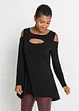 Maglia lunga con cut-out in viscosa sostenibile, RAINBOW