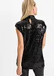 Top con paillettes, bonprix