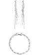 Bracciale e orecchini (set 3 pezzi), bpc bonprix collection