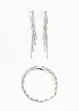 Bracciale e orecchini (set 3 pezzi), bpc bonprix collection