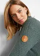 Maglione strutturato con bottoni, bonprix
