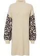 Abito in maglia oversize con fantasia leopardata, bonprix