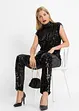 Pantaloni con paillettes, bonprix