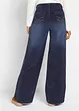 Pantaloni di velluto a coste elasticizzato, wide leg, bonprix
