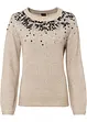 Maglione con paillettes, bonprix