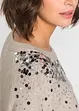 Maglione con paillettes, bonprix