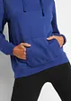 Felpa basic con cappuccio in spugna morbida, bonprix