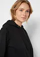 Felpa basic con cappuccio in spugna morbida, bonprix