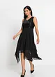 Abito da sera midi in fine chiffon con paillettes, bonprix