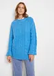 Maglione oversize con lavorazione a trecce, bonprix