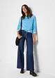 Jeans elasticizzati wide leg, vita media, John Baner JEANSWEAR